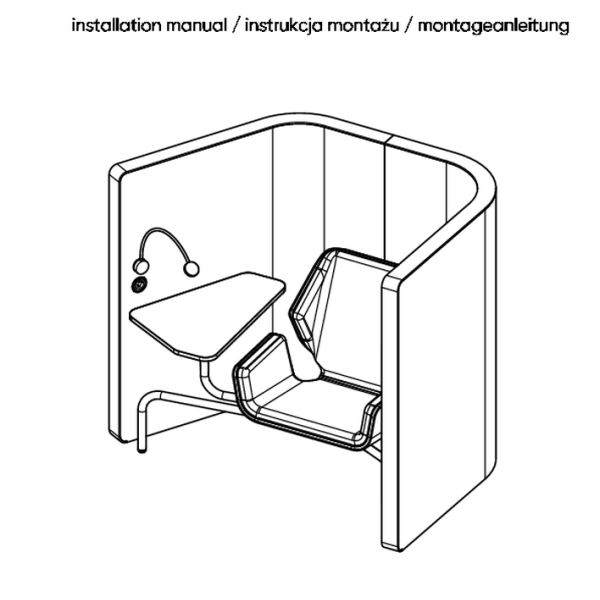 booi workstation - Montageanleitung